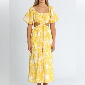 Faithfull the Brand Shalia Maxi dress NWT